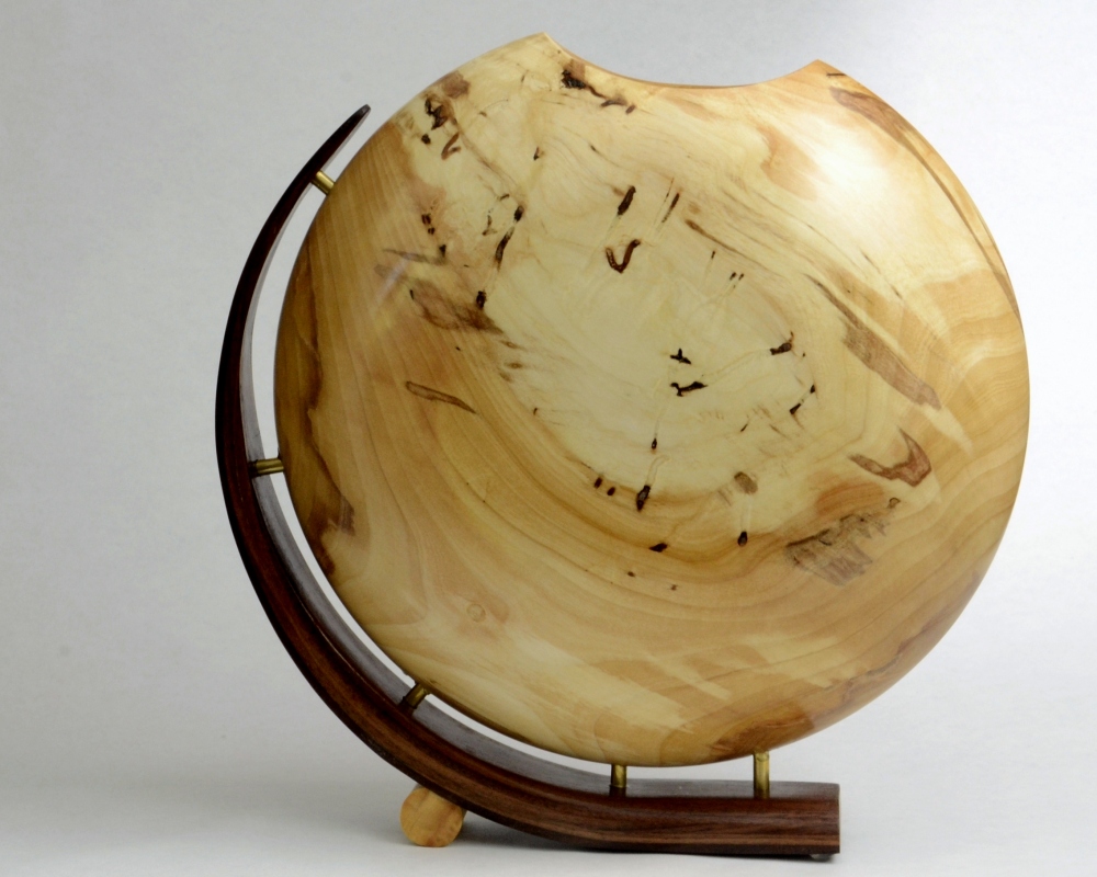 Elm Disk Vase